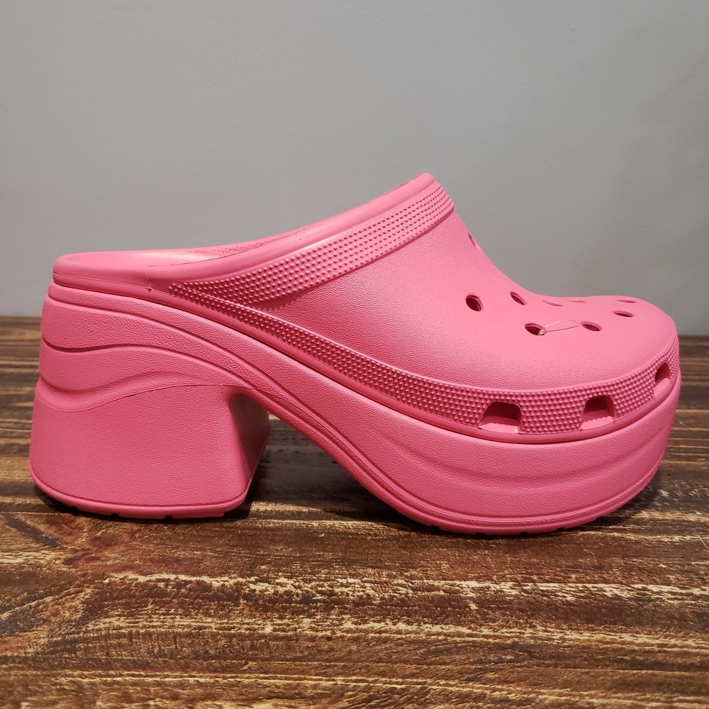 Crocs Siren Clog Pink Platform Women's Size 12 New 208547-6VZ